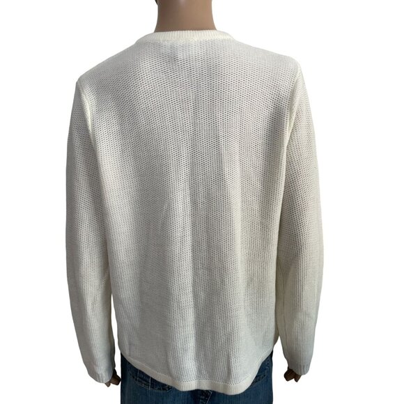 Vintage BFA Classics Ivory Cardigan Size Medium - Picture 3 of 3